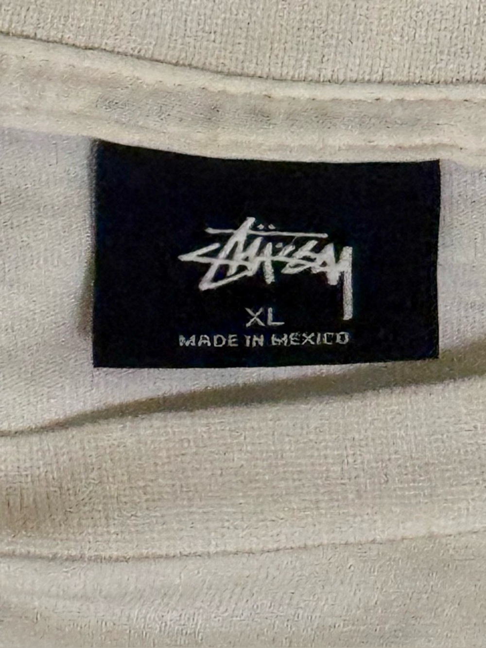 Vintage - STUSSY Tribe Long Sleeve - White - Size XL - Picture 3 of 3